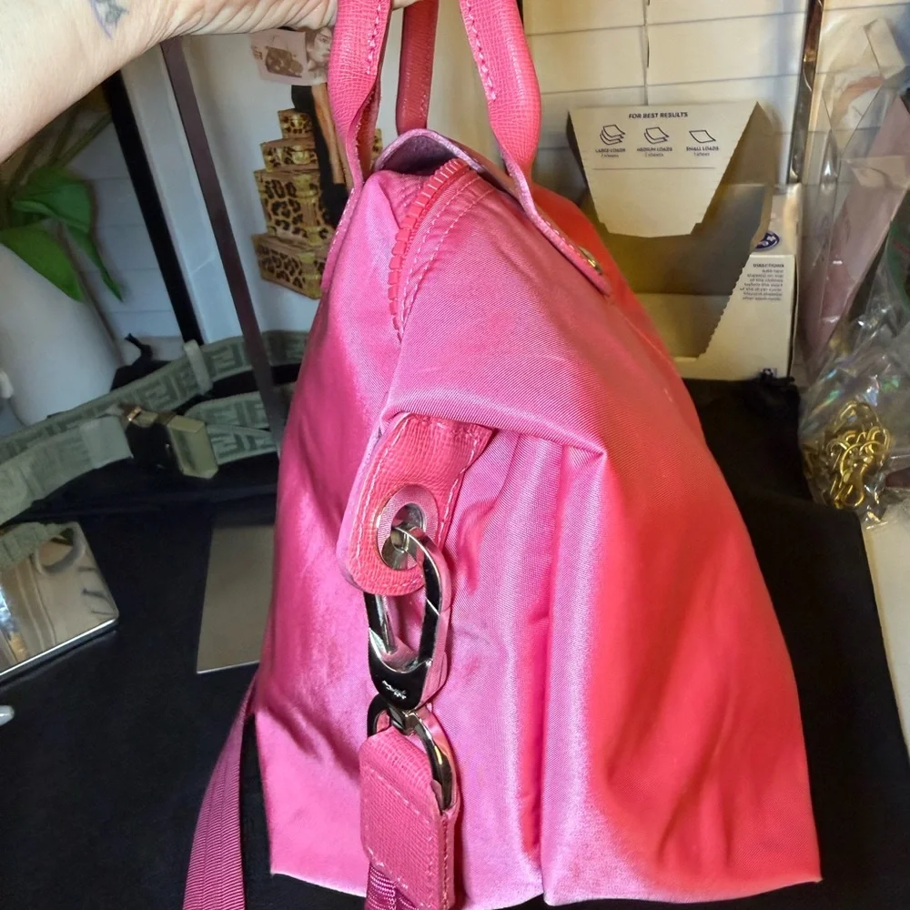 Longchamp Vibrant Pink Tote Bag - Picture 2 of 6